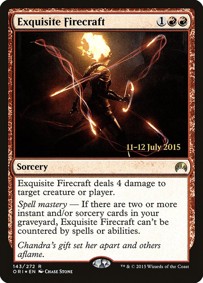 Exquisite Firecraft [Magic Origins Prerelease Promos]