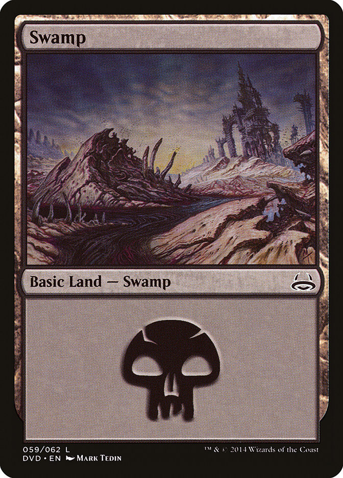 Swamp (59) (Divine vs. Demonic) [Duel Decks Anthology]