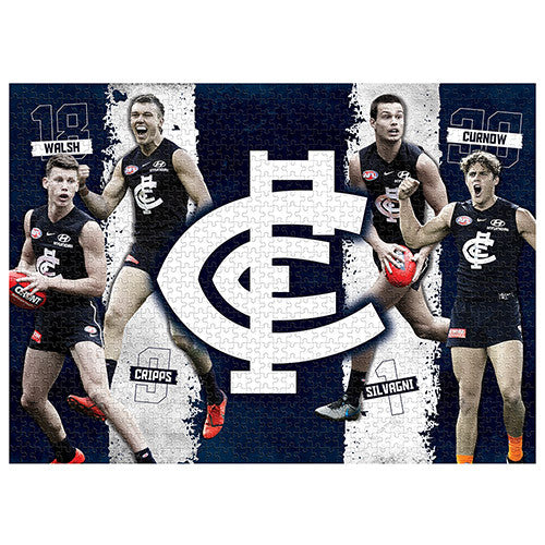 AFL Puzzle Carlton Blues 4 Player Puzzle 1000 pieces