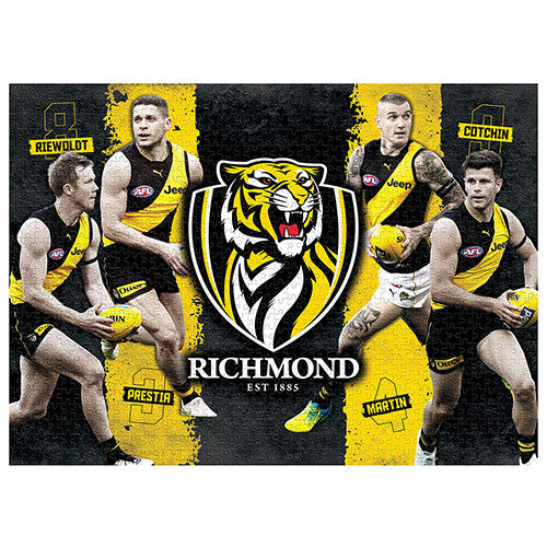 AFL Puzzle Richmond Tigers 4 Player Puzzle 1000 pieces