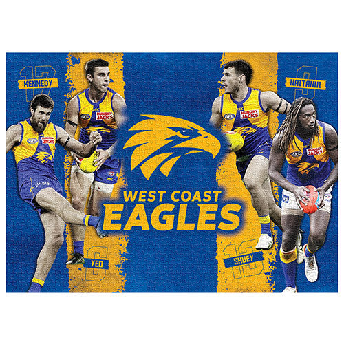 AFL Puzzle West Coast Eagles 4 Player Puzzle 1000 pieces
