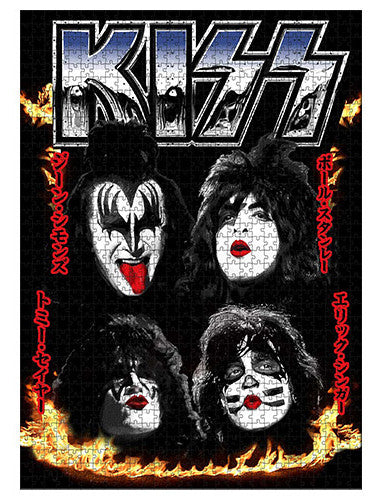 Licensed Puzzle KISS Faces Puzzle 1000 pieces