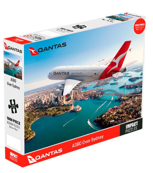 Impact Puzzle Qantas A380 Over Sydney Puzzle 1000 pieces