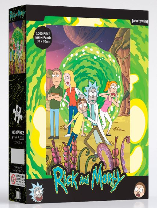 Impact Puzzle Rick And Morty Portal 1000 pieces