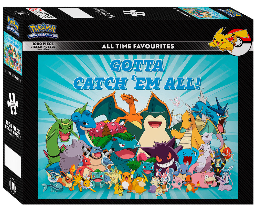 Impact Puzzle Pokemon All Time Favourites 1000 pieces