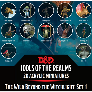 D&D Idols of the Realms The Wild Beyond The Witchlight 2D Set 1