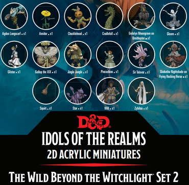 D&D Idols of the Realms The Wild Beyond The Witchlight 2D Set 2