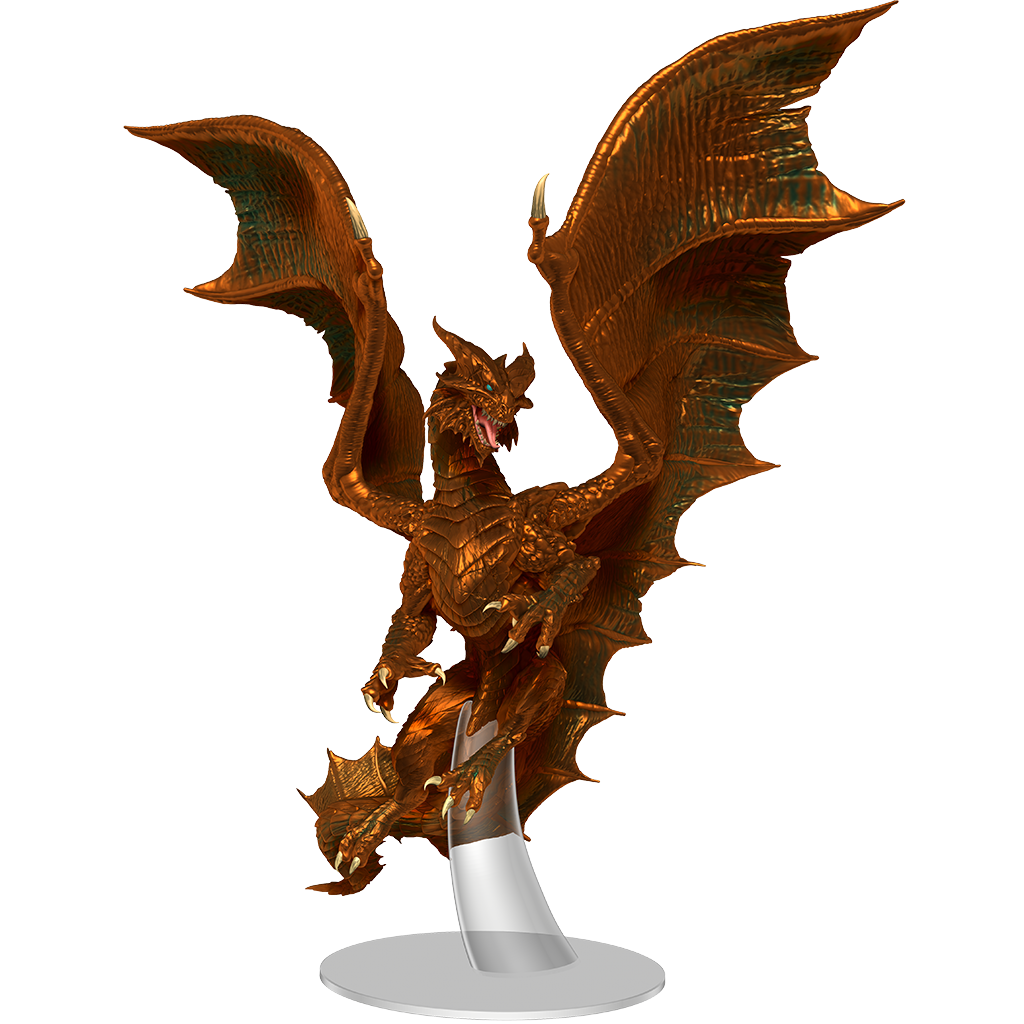 D&D Icons of the Realms Adult Copper Dragon