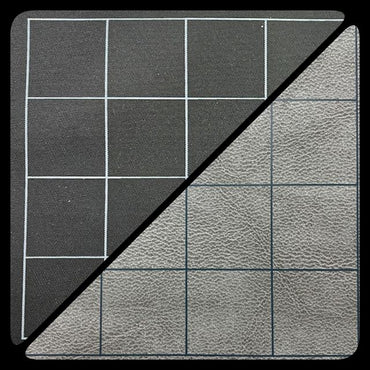 CHX 97480 Reversible Megamat 1" Squares Black-Grey (34½ x 48)
