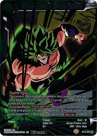 Broly, Limits Transcended (Event Pack 3 - 2019) [BT6-060_PR]