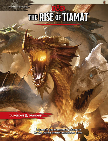 D&D Dungeons & Dragons Tyranny of Dragons the Rise of Tiamat Hardcover