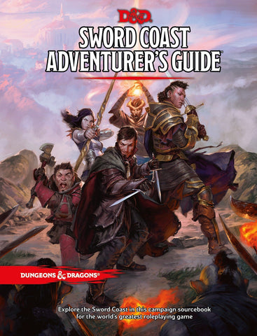 D&D Dungeons & Dragons Sword Coast Adventurers Guide Hardcover