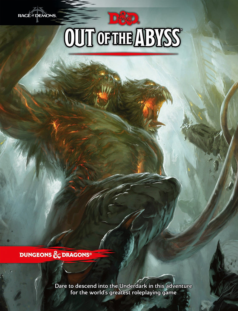 D&D Dungeons & Dragons Out of the Abyss Hardcover