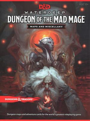 D&D Dungeons and Dragons Waterdeep Dungeon of the Mad Mage Maps and Miscellany Pack