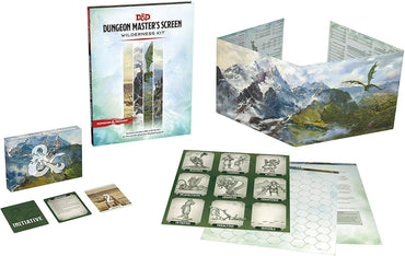 D&D Dungeons & Dragons Masters Screen Wilderness Kit