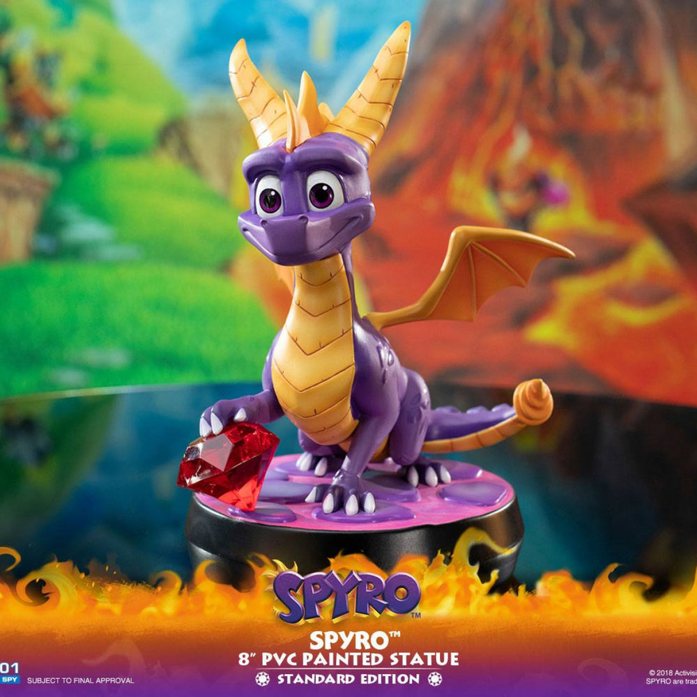 Spyro the Dragon 9" PVC Painted Statue