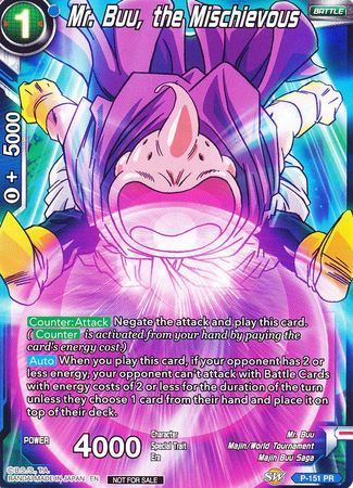 Mr. Buu, the Mischievous (Power Booster) [P-151]