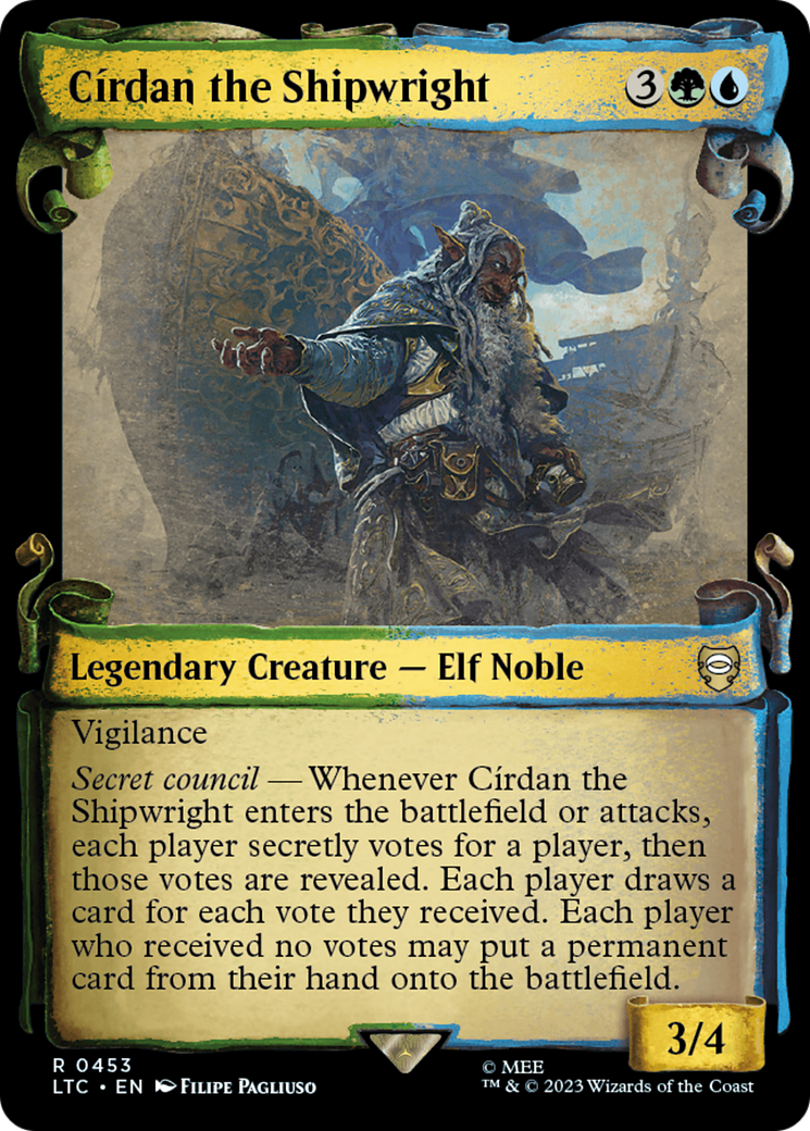 Cirdan the Shipwright [The Lord of the Rings: Tales of Middle-Earth Commander Showcase Scrolls]