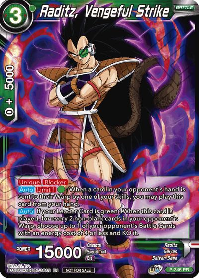 Raditz, Vengeful Strike [P-346]