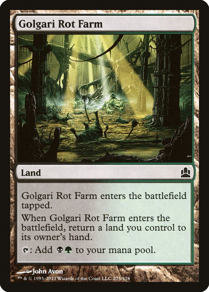 Golgari Rot Farm [Commander 2011]