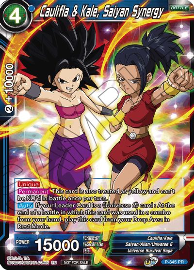 Caulifla & Kale, Saiyan Synergy [P-345]