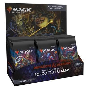 Magic Adventures in the Forgotten Realms Set Booster Display