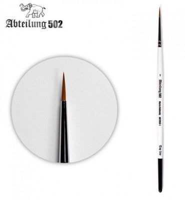 AK Interactive Abteilung 502 Deluxe Kolinsky Sable Brushes - Round Brush 1