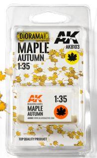 AK Interactive Vegetation - Maple Autumn Leaves 1/35