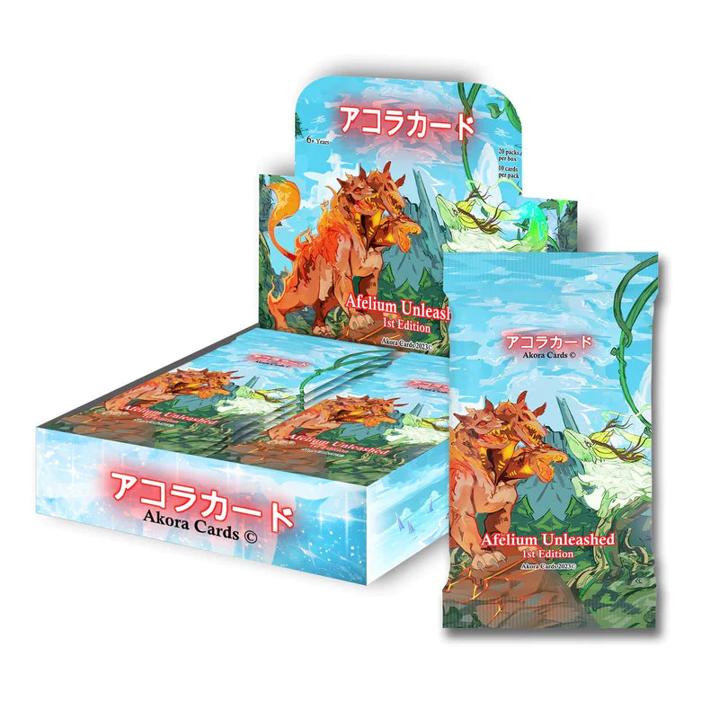 Afelium Unleashed Booster Box (1st Edition) - Akora TCG