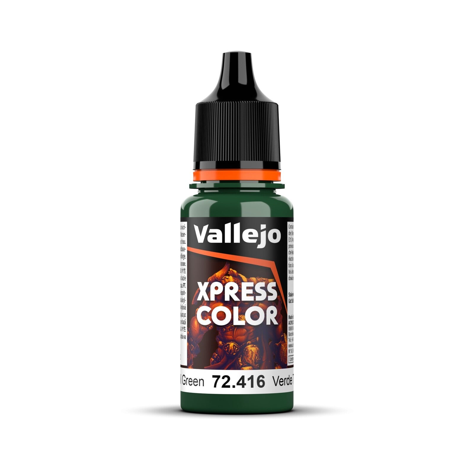 Vallejo Game Colour Xpress Color Troll Green 18ml Acrylic Paint - New Formulation