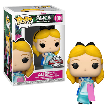 Alice with Bottle #1064 Alice in Wonderland 70th Anniversary US Exclusive Pop! Vinyl