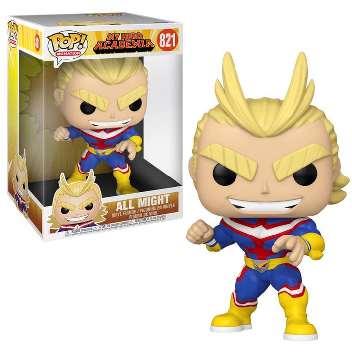 All MIght 10in Super Sized Pop #821 My Hero Academia Pop! Vinyl