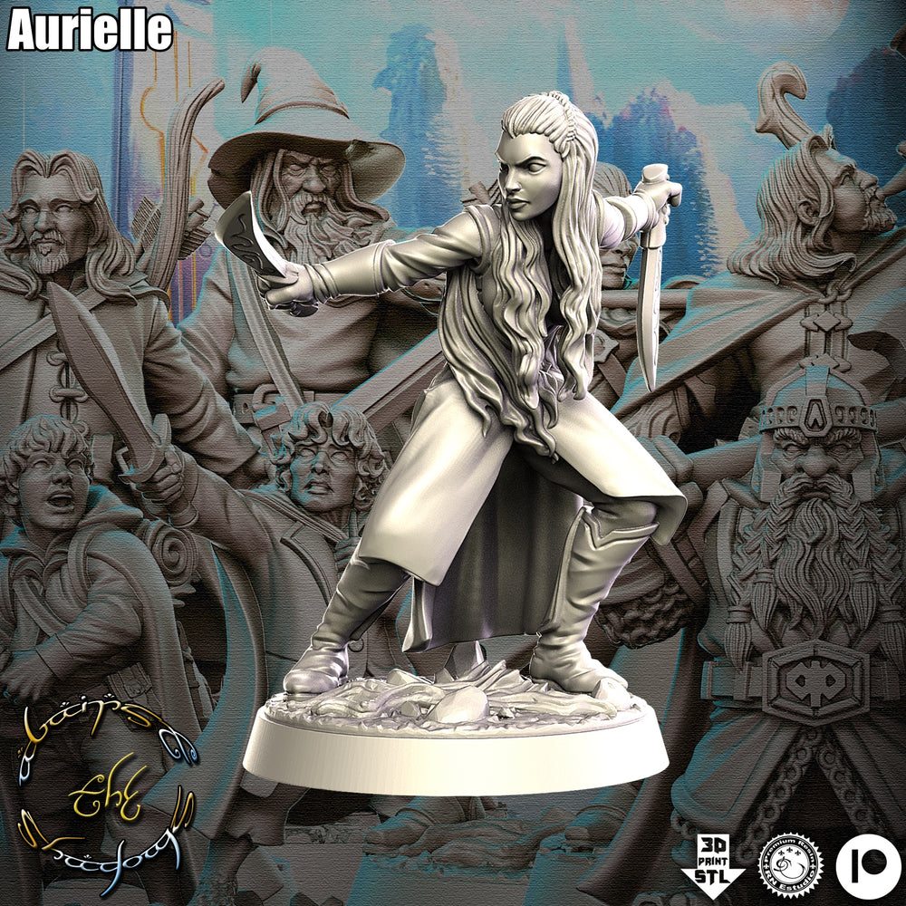 Aurielle - Against the Shadows - Green Wildling Miniatures