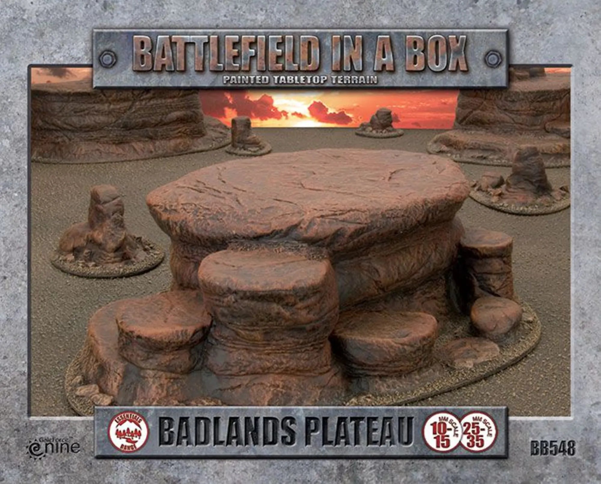 Battlefield in a Box Badlands Plateau