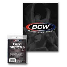 BCW Deck Protectors Standard Clear PENNY SLEEVES (66mm x 93mm) (100 Sleeves Per Pack)