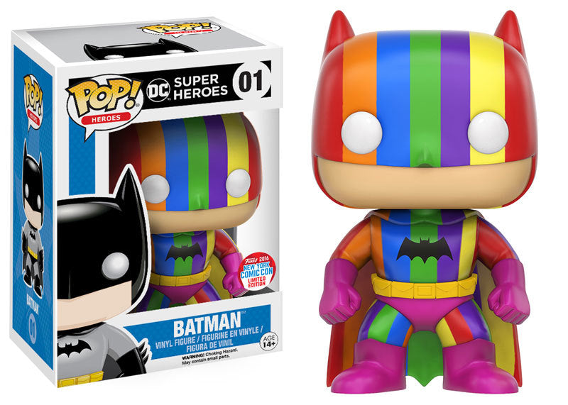 Batman (2016 New York Comic Con Limited Edition) #01 DC Super Heroes Pop! Vinyl PRE-OWNED