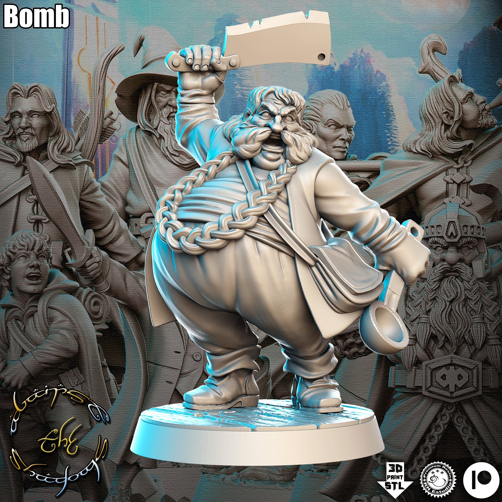 Bomb - Against the Shadows - Green Wildling Miniatures