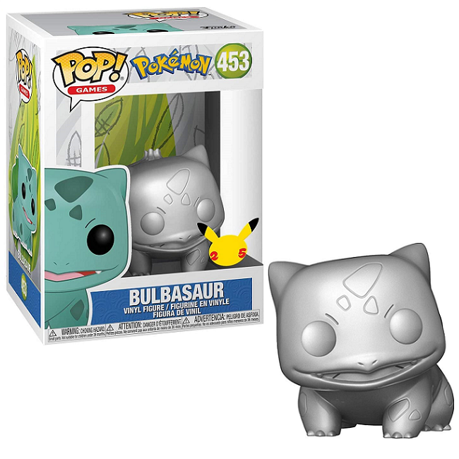 Bulbasaur (Silver) #453 Pokemon Pop! Vinyl