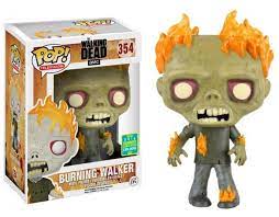Burning Walker #354 The Walking Dead 2016 SDCC Exclusive Pop! Vinyl