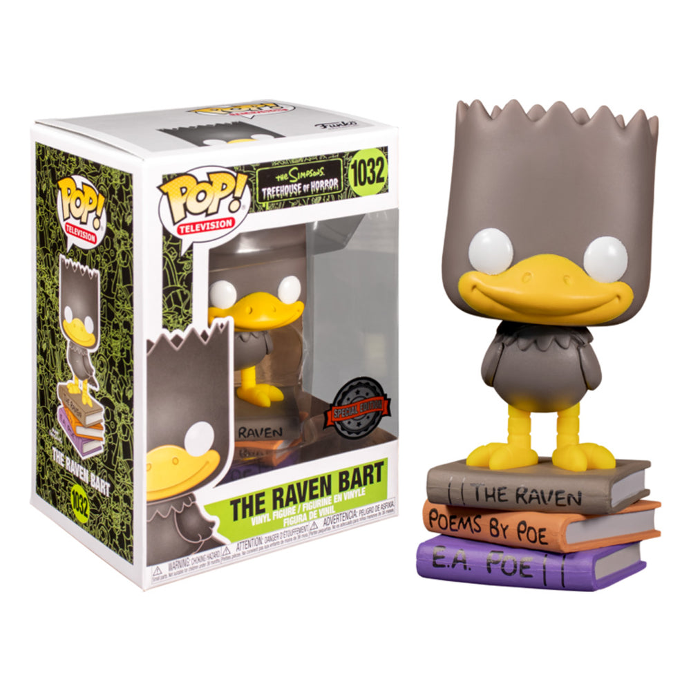 The Raven Bart (Special Edition) #1032 The Simpsons Treehouse Of Horror Pop! Vinyl