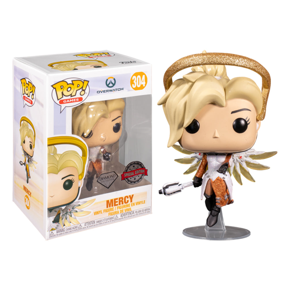 Mercy Diamond Glitter #304 Overwatch Pop! Vinyl