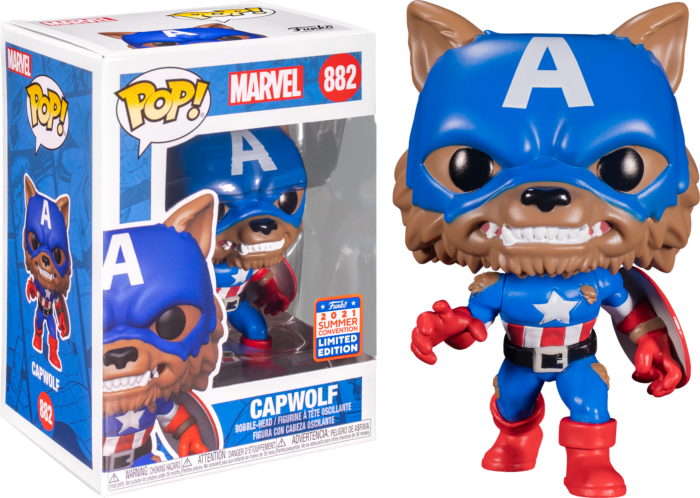 Capwolf #882 SDCC 2021 Marvel Pop! Vinyl