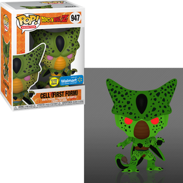 Cell (First Form) (Glow Special Edition) #947 Dragon Ball Z Pop! Vinyl