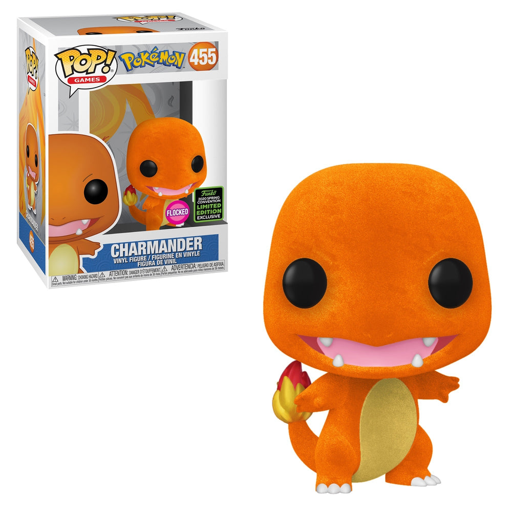Charmander (Flocked) #455 Pokemon Pop! Vinyl