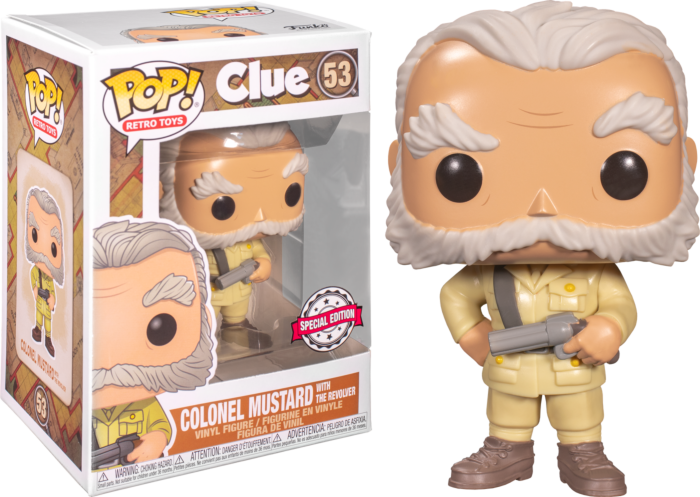 Colonel Mustard with the Revolver #53 Clue Pop! Vinyl