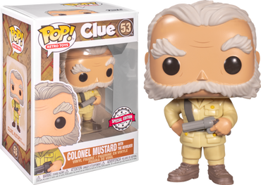 Colonel Mustard with the Revolver #53 Clue Pop! Vinyl