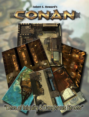 Conan RPG: Dens of Iniquity & Streets of Terror Geo. Tile Set