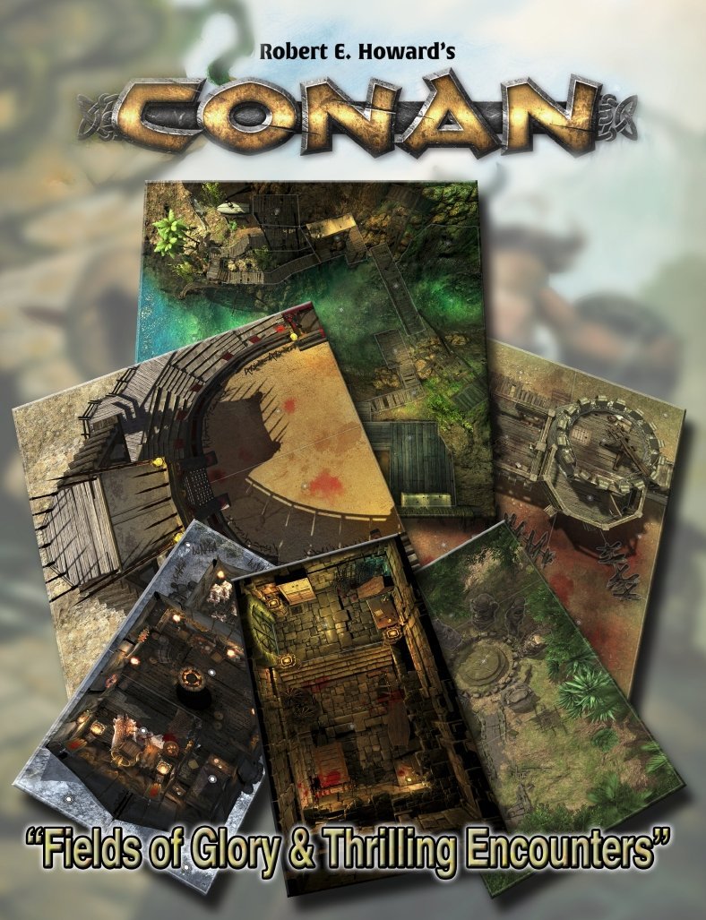 Conan RPG: Fields of Glory & Thrilling Encounters Geo. Tile Set