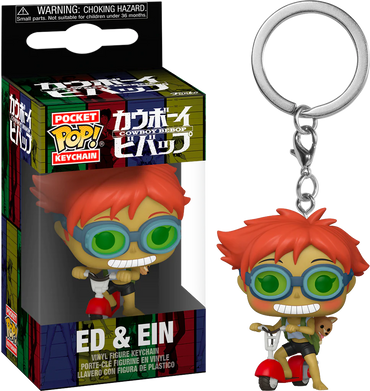 Ed & Ein - Cowboy Bebop - Pop! Vinyl Keychain