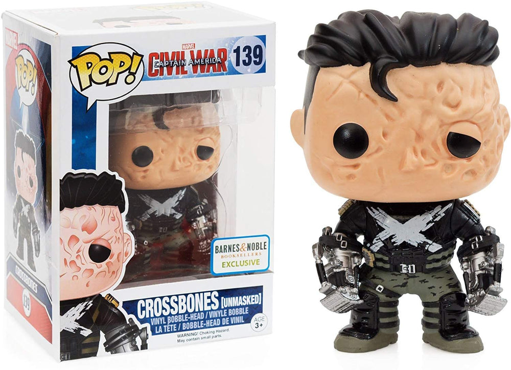 Crossbones (Unmasked) #139 Barnes & Noble Exclusive Captain America Civil War Pop! Vinyl